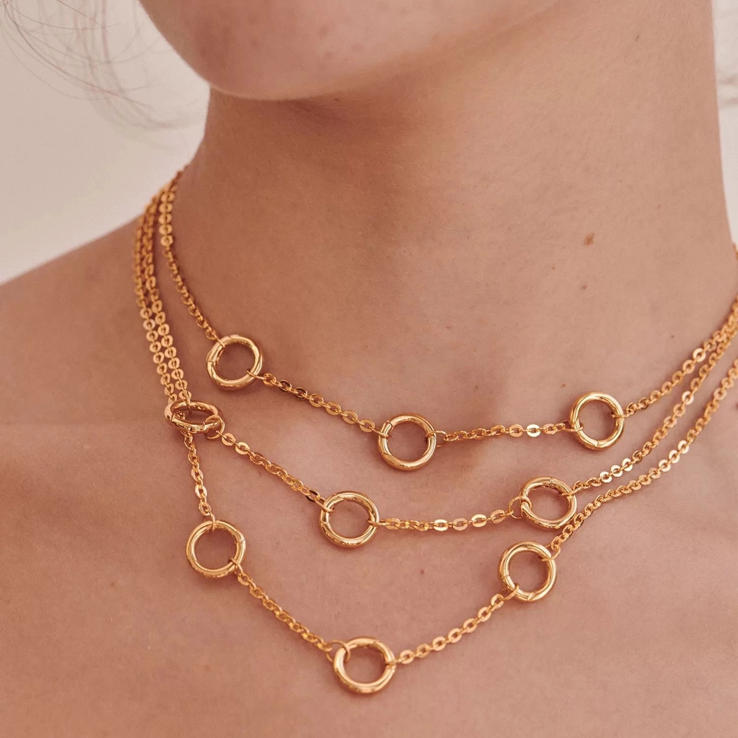 Adjustable Paperclip Chain Necklace [XSEDMD3H]