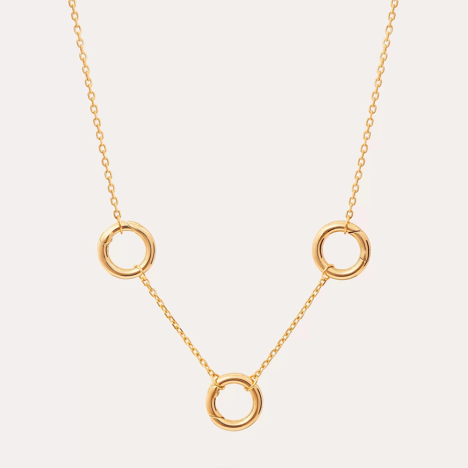 Adjustable Paperclip Chain Necklace [NSA7I0LR]