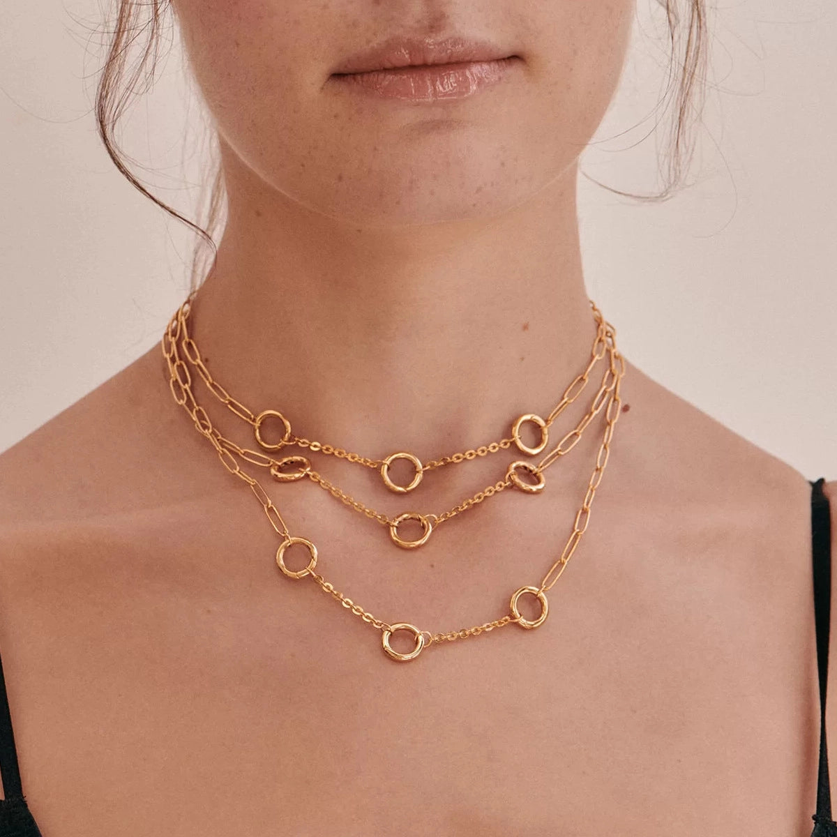 Adjustable Paperclip Chain Necklace [94PKJBPC]