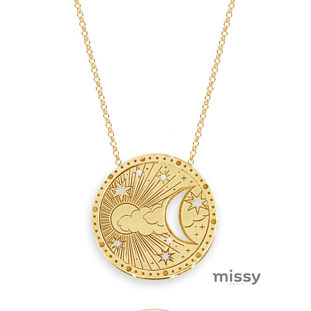 Adriana Celestial Charm Necklace [NOQG25MI]