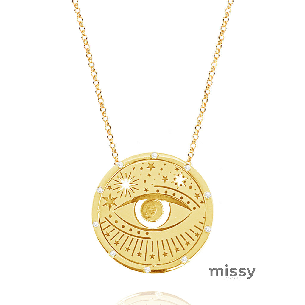 Adriana Celestial Charm Necklace [37NM9UCK]