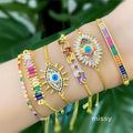 Adrianna Dainty Shell Zircon Bracelet [WVRUKCOU]