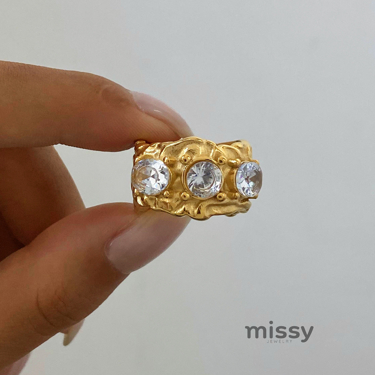 Afton Sleek Ring & Studs