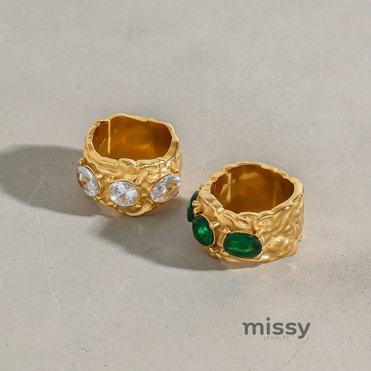 Afton Sleek Ring & Studs