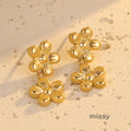 Aiden Petal Drop Earrings [PJSGWDBJ]