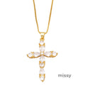 Ainhoa Colorful Zircon Necklace [QGMBQZMC]