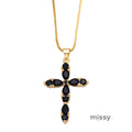 Ainhoa Colorful Zircon Necklace [0JHDH23Y]