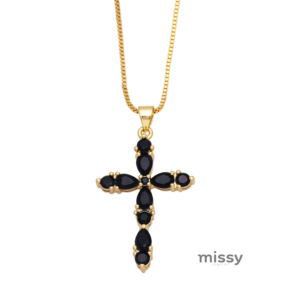 Ainhoa Colorful Zircon Necklace [0JHDH23Y]