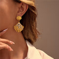 Aithana Dual-Tone Shell Hoops [69XB2NJ6]