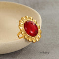 Aja Agate Statement Ring [X3KR21MM]