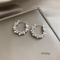 Akeelah Elegant Pearl Arc Earrings [0BMLU1YM]