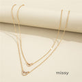 Alani Layered Heart Necklace [H8PX9C5R]