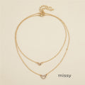 Alani Layered Heart Necklace [QDN2JITU]