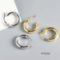 Alania Glossy Hoop Earrings [XJEOAMO8]