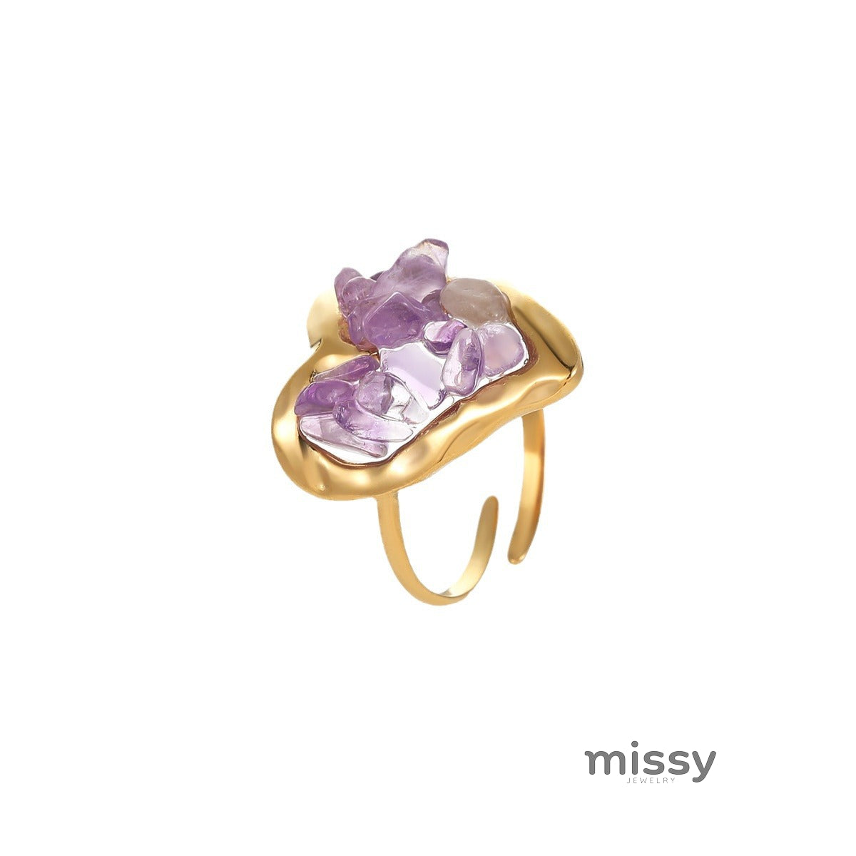 Alasia Heart Stone Ring [VD9VQ30T]