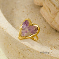 Alasia Heart Stone Ring [8YBN3KQP]