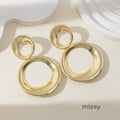 Alayah Sculptural Hoop Earrings [HB3YBFG9]