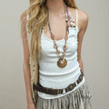 Aleeyah Leopard Print Necklace [XVFQQAC6]