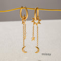 Alexandrea Celestial Tassel Earrings [1I31G2FK]
