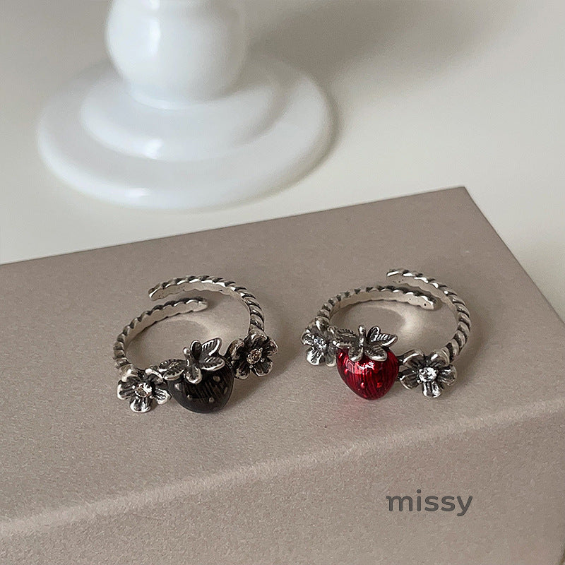 Alexi Strawberry Open Ring [PRFRAZ2Z]