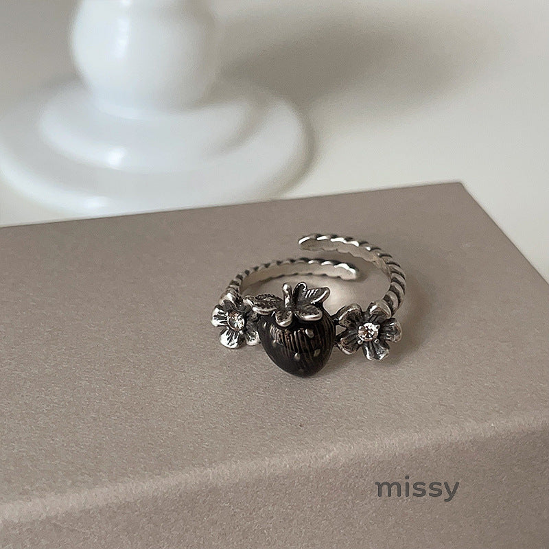 Alexi Strawberry Open Ring [WJ7BQFZG]