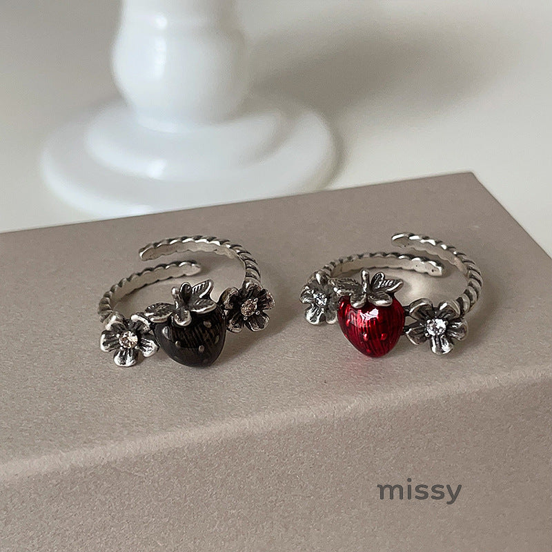 Alexi Strawberry Open Ring [QMM6IQH7]