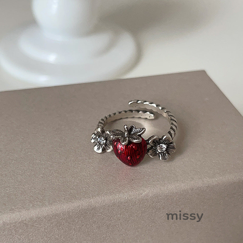 Alexi Strawberry Open Ring [J1POEQYA]