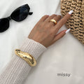 Alexie Textured Cuff Bracelet [90VBDAKI]