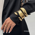 Alexie Textured Cuff Bracelet [M5XL3BKC]