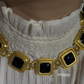 Alexis Medieval Square Link Necklace [0NE146S7]