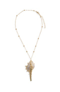 Missy Jewelry Aleyza Dipped Shell Pendant Necklace