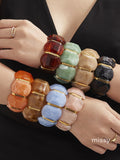 Alianny Irregular Resin Bracelet [WF09VNVQ]