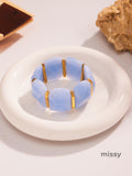 Alianny Irregular Resin Bracelet [4CCWG59I]