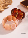 Alianny Irregular Resin Bracelet [H1VQ40CW]