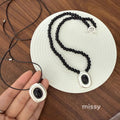 Alisson Infinite Bead Necklace [68A61044]
