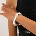 Allie Statement Geometric Bracelet [1MARNR89]