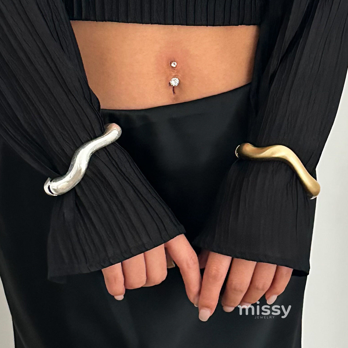 Allie Statement Geometric Bracelet [HEDD4ONY]