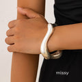 Allie Statement Geometric Bracelet [VM828T2H]
