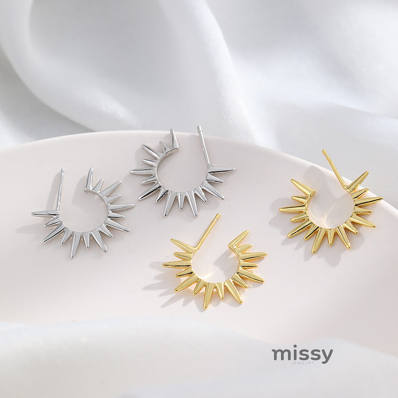 Allyanna Sunflower Drop Earrings [VGLEU0TZ]