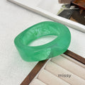 Aloni Marbled Acrylic Bracelet [DO01EELI]