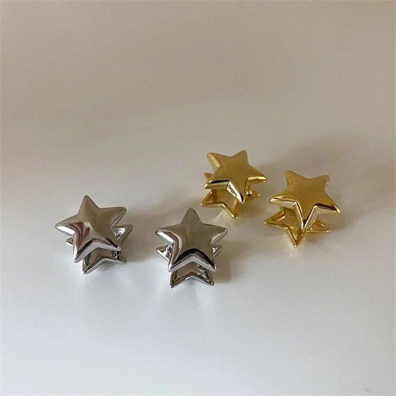 Alyssa Star Stud Earrings [HE45UPKO]
