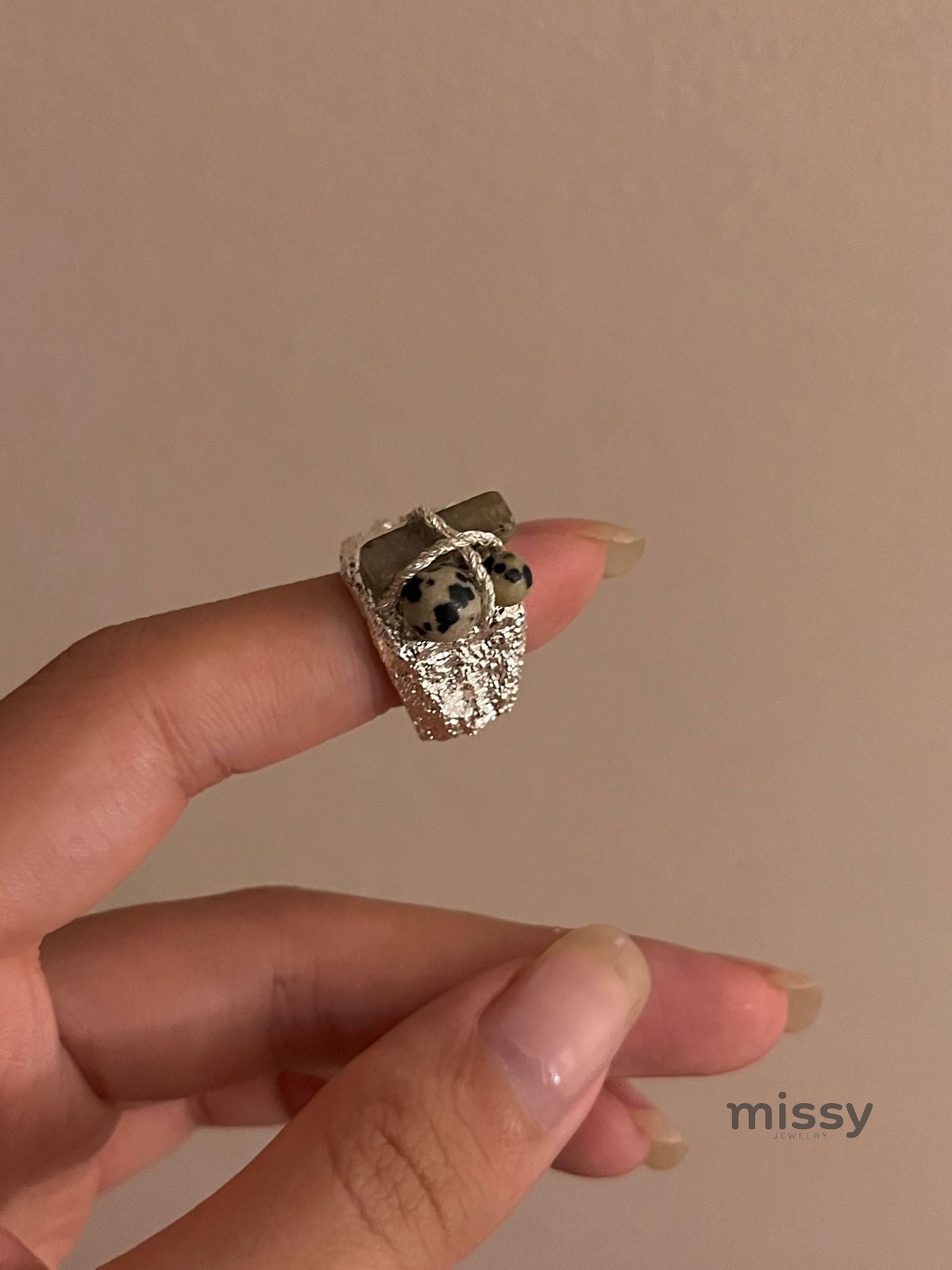 Alyza Statement Open Ring [KQ7AM9CB]
