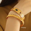 Amalie Enamel Cuff Bracelet [JCVOAMRU]