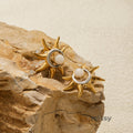 Amanda Sunburst Stud Earrings [4RD8Q6M1]