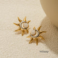 Amanda Sunburst Stud Earrings [CHV8WHVM]
