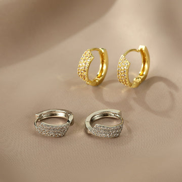 Amarachi Geometric Zircon Earrings [TPNQBVVO]