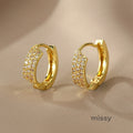Amarachi Geometric Zircon Earrings [ZZXFFSYB]