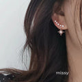 Amayiah Golden Star Earrings [K77XNFDG]