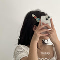 Amena Enamel Flower Duckbill Clip [GVGHWBBB]