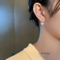 Amerie Sculptural Pearl Earrings [FVDUG1R2]